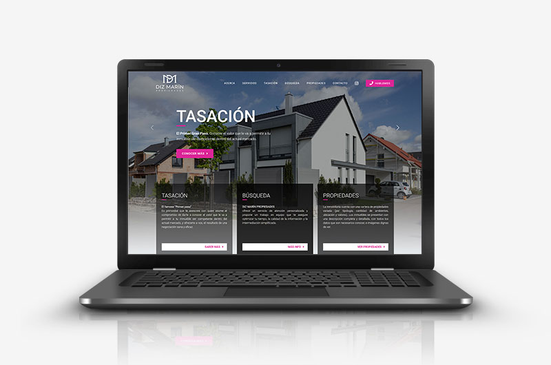 sitio web interactivo